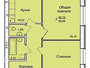 2-комнатная квартира, 56 м², 3/5 эт. Кемерово