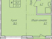 2-комнатная квартира, 37 м², 5/17 эт. Барнаул