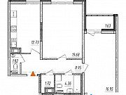 2-комнатная квартира, 66 м², 10/24 эт. Санкт-Петербург