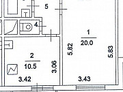 1-комнатная квартира, 39 м², 15/22 эт. Москва