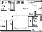 1-комнатная квартира, 41 м², 2/25 эт. Воронеж