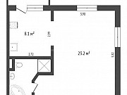 1-комнатная квартира, 38 м², 2/5 эт. Сургут