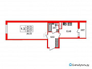 1-комнатная квартира, 47 м², 11/11 эт. Санкт-Петербург