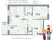 3-комнатная квартира, 70 м², 17/18 эт. Новосибирск