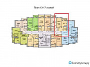 1-комнатная квартира, 41 м², 7/17 эт. Кольцово