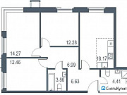 3-комнатная квартира, 81 м², 7/21 эт. Москва