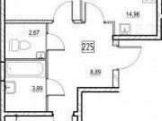 2-комнатная квартира, 63 м², 2/22 эт. Санкт-Петербург