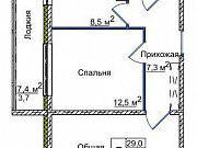 2-комнатная квартира, 52 м², 7/16 эт. Кемерово