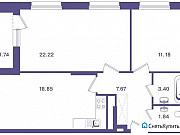 2-комнатная квартира, 67 м², 12/18 эт. Москва