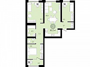 3-комнатная квартира, 86 м², 6/15 эт. Екатеринбург