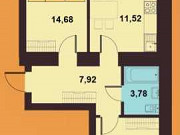 2-комнатная квартира, 54 м², 2/10 эт. Калининград