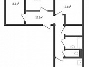 3-комнатная квартира, 74 м², 2/10 эт. Красноярск