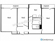 3-комнатная квартира, 71 м², 7/9 эт. Москва