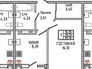 1-комнатная квартира, 40 м², 15/18 эт. Ставрополь