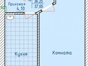 1-комнатная квартира, 37 м², 4/4 эт. Бердск