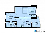 1-комнатная квартира, 43 м², 23/24 эт. Самара