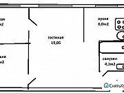 3-комнатная квартира, 42 м², 5/5 эт. Воронеж