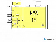 2-комнатная квартира, 61 м², 1/5 эт. Рязань