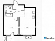 1-комнатная квартира, 40 м², 16/16 эт. Москва