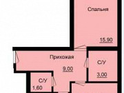 2-комнатная квартира, 52 м², 1/3 эт. Краснодар
