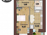 1-комнатная квартира, 42 м², 4/12 эт. Калуга