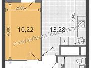 1-комнатная квартира, 35 м², 4/24 эт. Казань