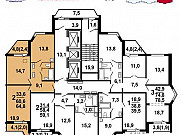 2-комнатная квартира, 60 м², 6/25 эт. Москва