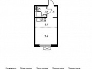 1-комнатная квартира, 19 м², 7/15 эт. Москва