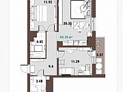 2-комнатная квартира, 64 м², 2/26 эт. Санкт-Петербург