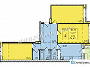 3-комнатная квартира, 85 м², 2/12 эт. Нижний Новгород