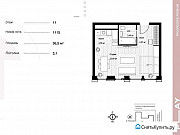 1-комнатная квартира, 36 м², 11/12 эт. Москва