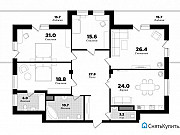 4-комнатная квартира, 169 м², 6/7 эт. Санкт-Петербург