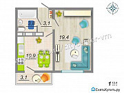 1-комнатная квартира, 38 м², 13/17 эт. Воронеж