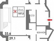 4-комнатная квартира, 160 м², 16/16 эт. Екатеринбург