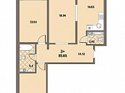 3-комнатная квартира, 85 м², 3/10 эт. Тюмень