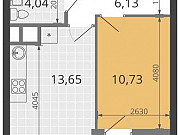 1-комнатная квартира, 35 м², 3/24 эт. Казань