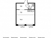 1-комнатная квартира, 30 м², 2/16 эт. Москва