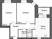 1-комнатная квартира, 43 м², 5/5 эт. Ярославль