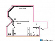 1-комнатная квартира, 36 м², 12/17 эт. Оренбург