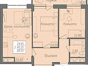 2-комнатная квартира, 68 м², 3/17 эт. Липецк