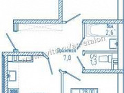 2-комнатная квартира, 54 м², 13/18 эт. Ставрополь