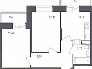 2-комнатная квартира, 49 м², 13/16 эт. Химки