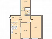 3-комнатная квартира, 80 м², 10/16 эт. Тюмень