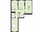 3-комнатная квартира, 95 м², 3/17 эт. Тюмень