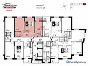 2-комнатная квартира, 57 м², 12/16 эт. Москва