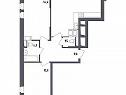 2-комнатная квартира, 70 м², 22/23 эт. Москва