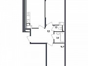 2-комнатная квартира, 62 м², 22/23 эт. Москва