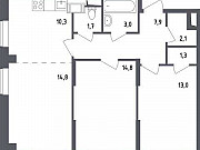 3-комнатная квартира, 68 м², 15/23 эт. Москва