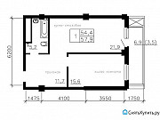 1-комнатная квартира, 57 м², 9/24 эт. Челябинск