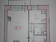 1-комнатная квартира, 33 м², 1/5 эт. Курган